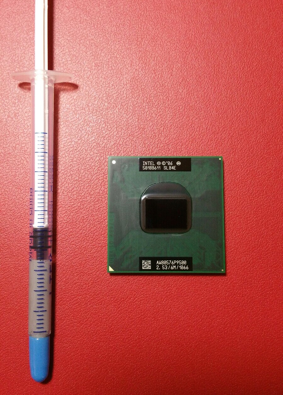 🔥Intel Core 2 Duo P9500 (AW80576P9500) SLGE8 CPU 1066/2.53 GHz thermal paste🔥