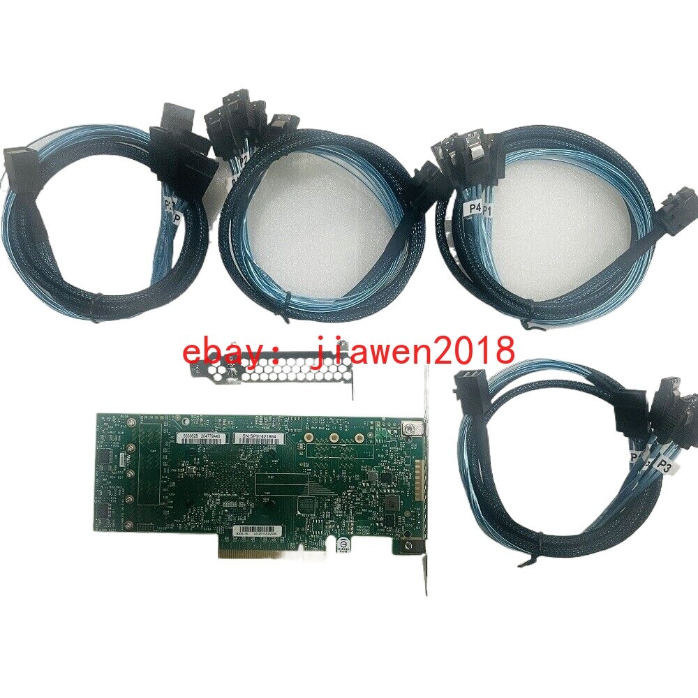 LSI 9305-16i SATA SAS 12Gbs Controller card PCIe 3.0 x8 IT-Mode 4* 8643 SATA