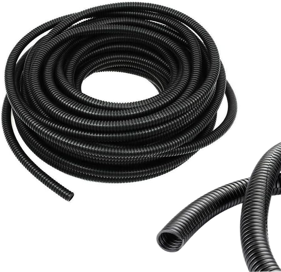 1/2 Inch Wire Loom Split Tubing – 10 ft Cord Protector Electric Wires Covers, Au