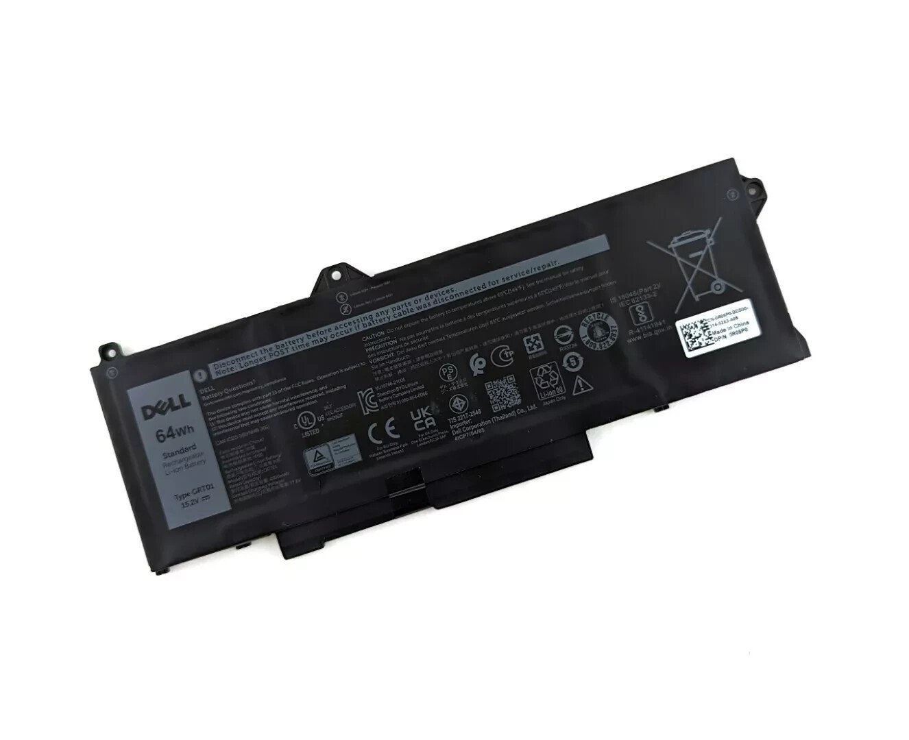 Genuine GRT01 R05P0 Battery For Dell Precision 3470 3561 Latitude 5421 5521 64W