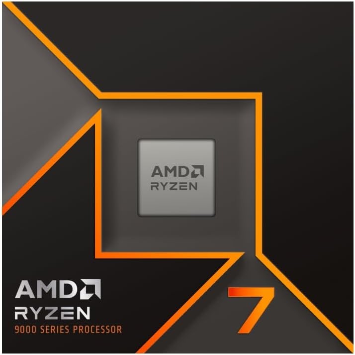 AMD Ryzen 7 9700X Processor (Zen 5) 8-Core 3.8GHz AM5 65W Desktop CPU