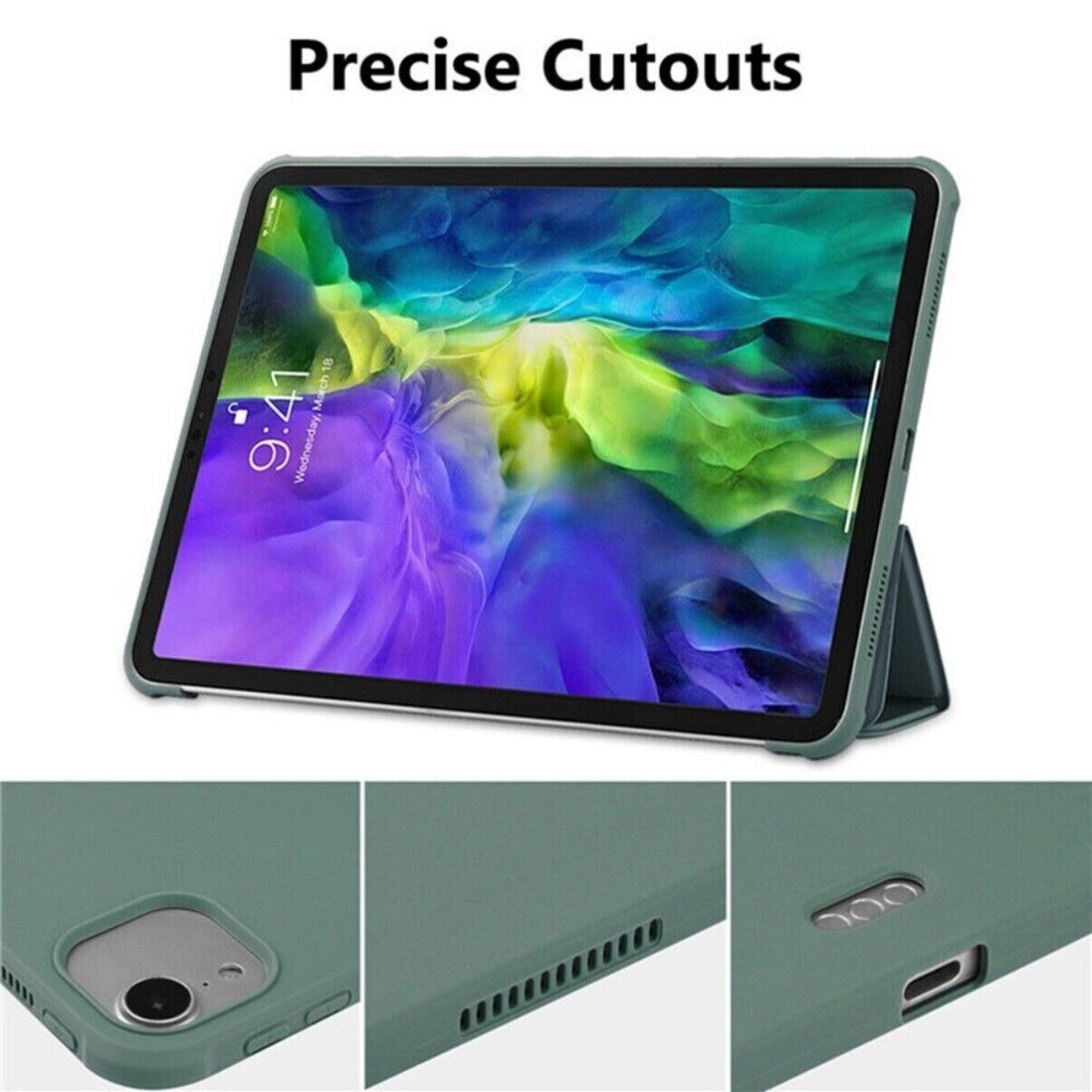 For Apple iPad 9th 8th 7th Generation 10.2″ Smart Leather Folio Stand Case Cover