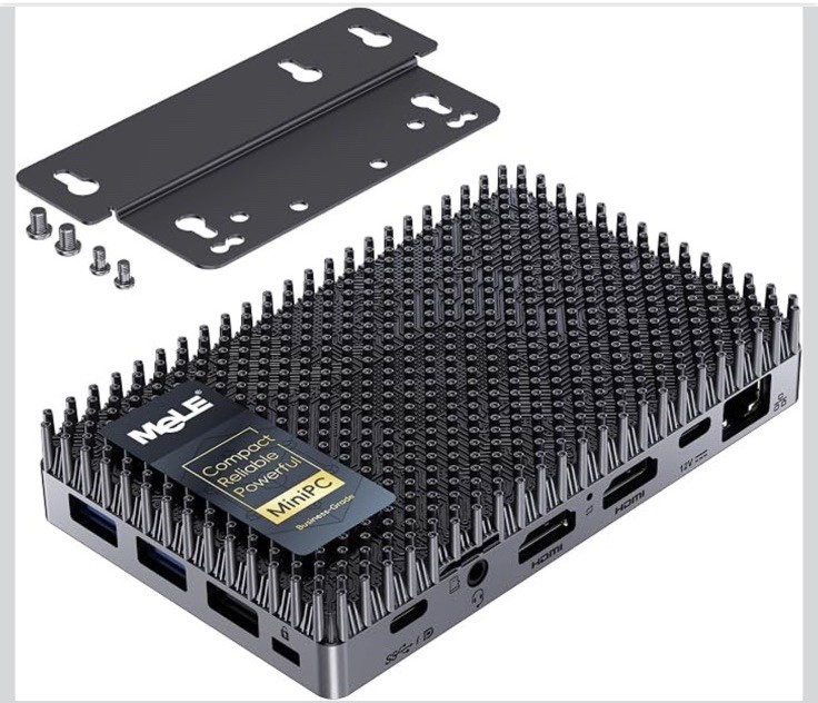 MeLE Cyber X1 Fanless Mini PC N150 (up to 3.6GHz) 16GB LPDDR5 512GB SSD