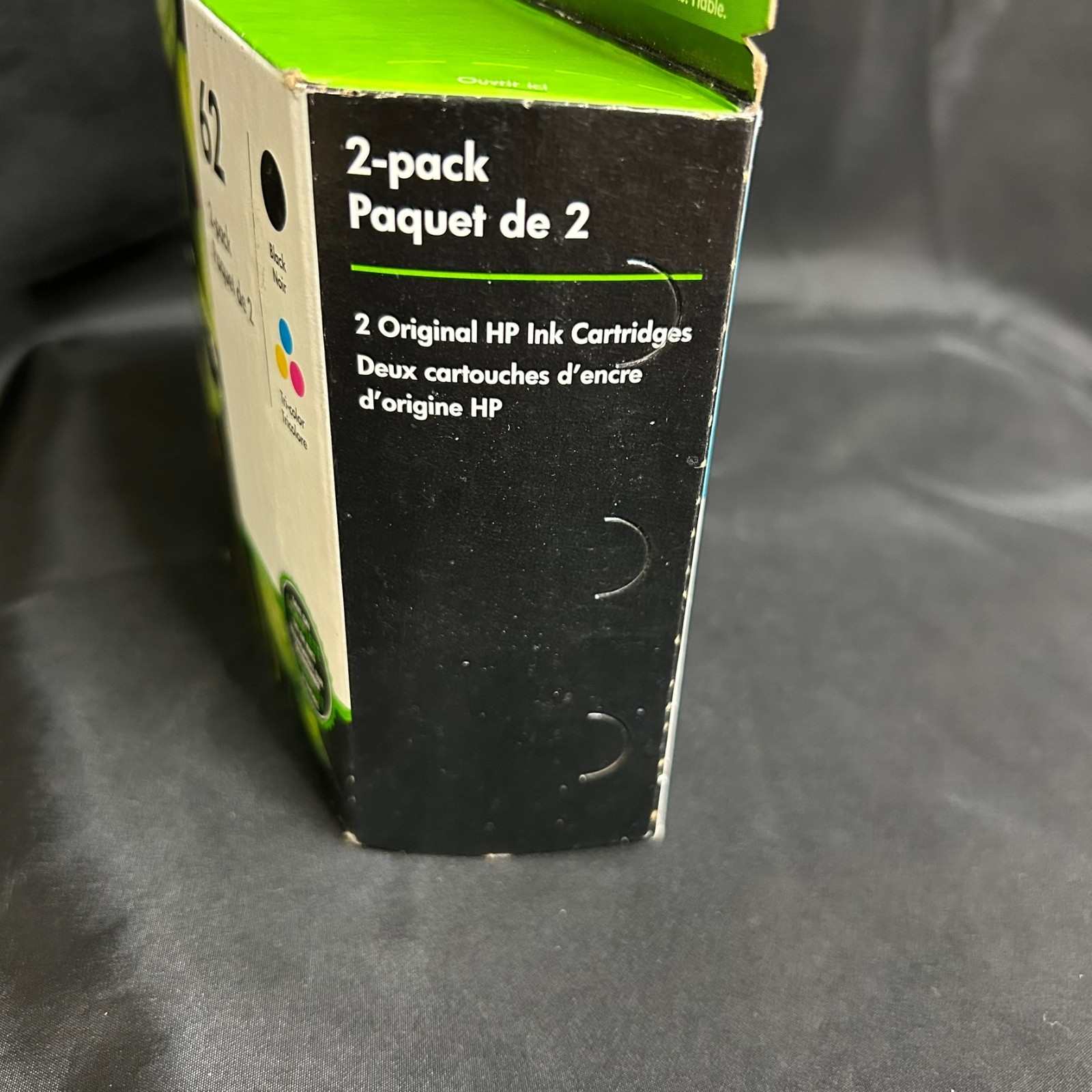 HP 62 Black Tri-Color Ink Cartridges N9H64FN Sealed Retail Box Exp. Nov. 2023