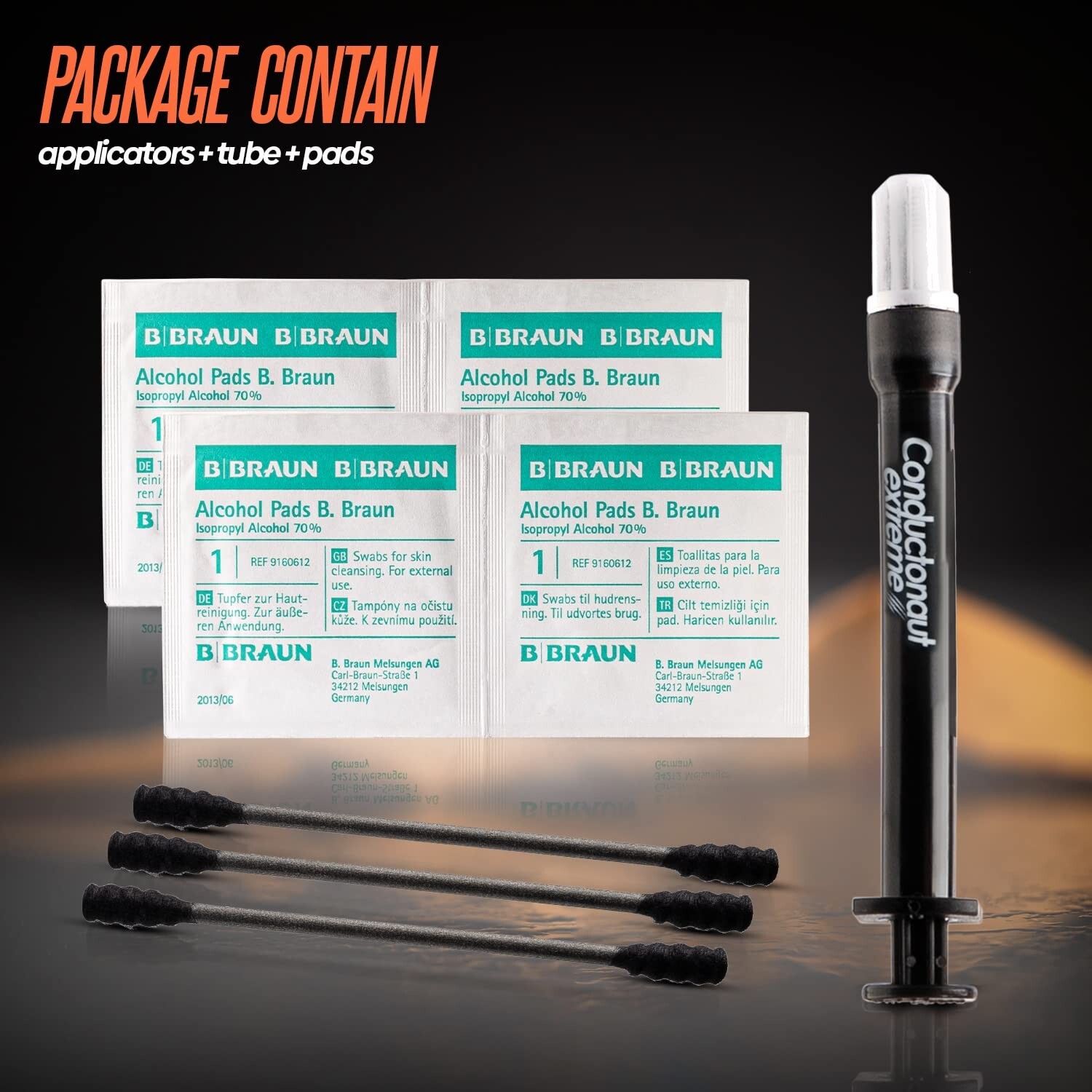 Thermal Grizzly Conductonaut Extreme Thermal Grease – 1 Gram Set + Applicators +