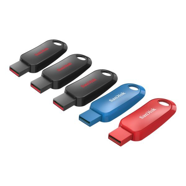 LOT 5x SanDisk Cruzer Snap USB 2.0 Flash Drive 32GB SDCZ62-032G