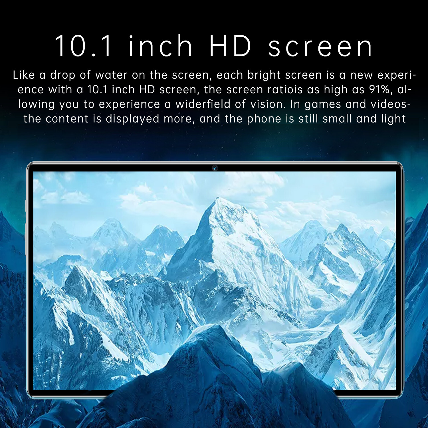 10in Android 11 4G-LTE Phone Call Tablet 2.5D IPS 1920X1200 8GB RAM 128GB ROM