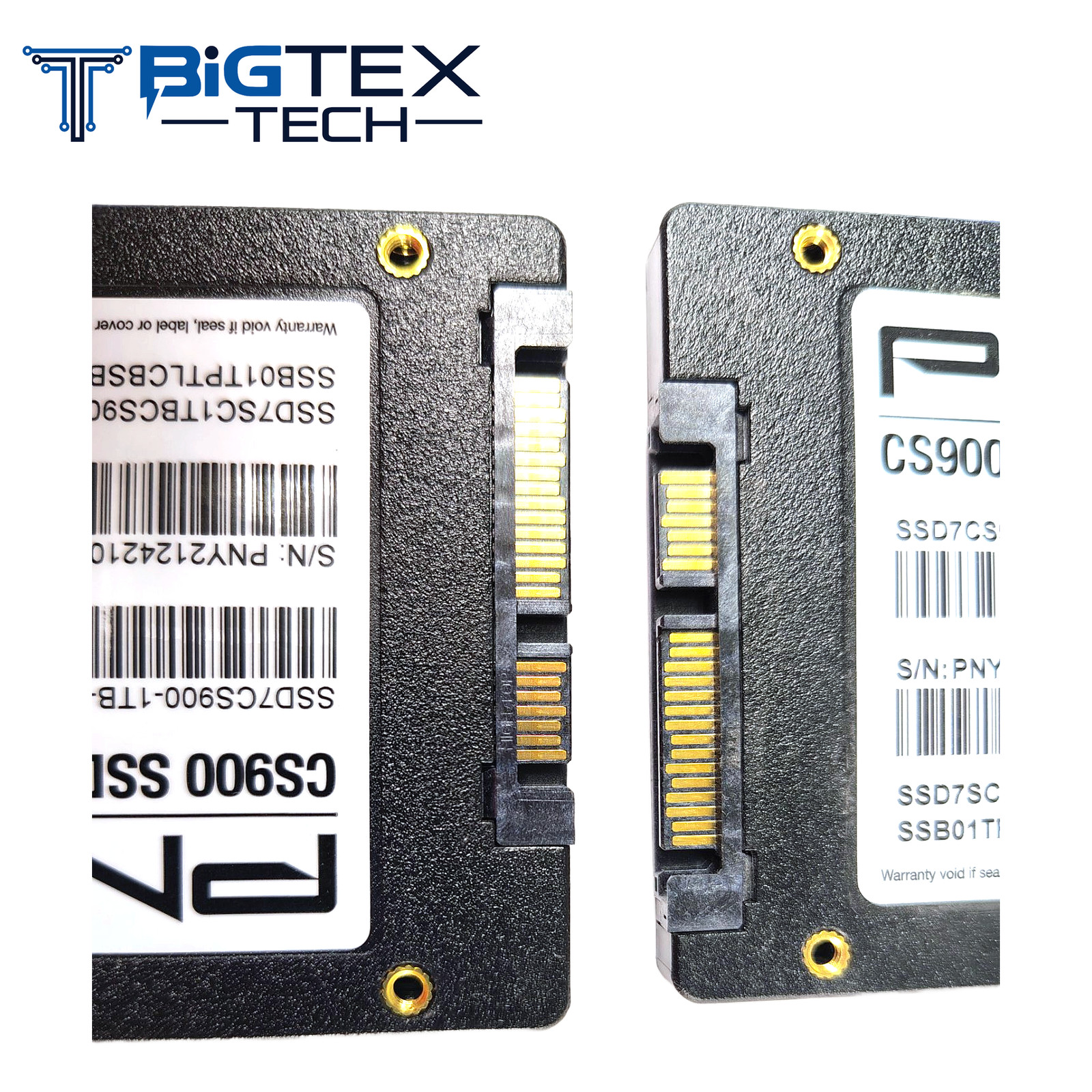 Lot of 2 (2x1TB) PNY CS900 1TB SSD 2.5″ SATA III Internal Solid State Drive