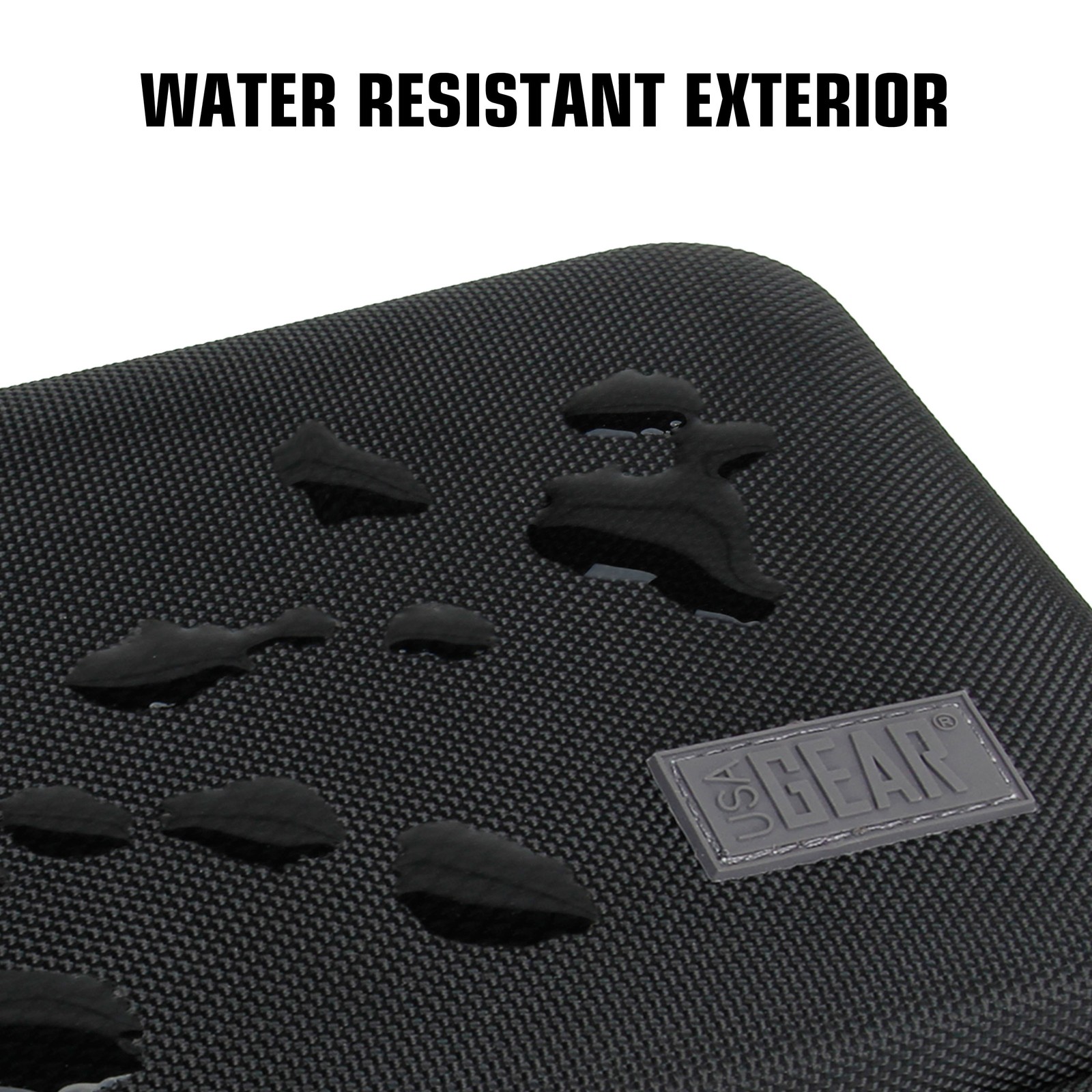 Protective Hard Shell Electronics Carrying Case with Accessory Pocket