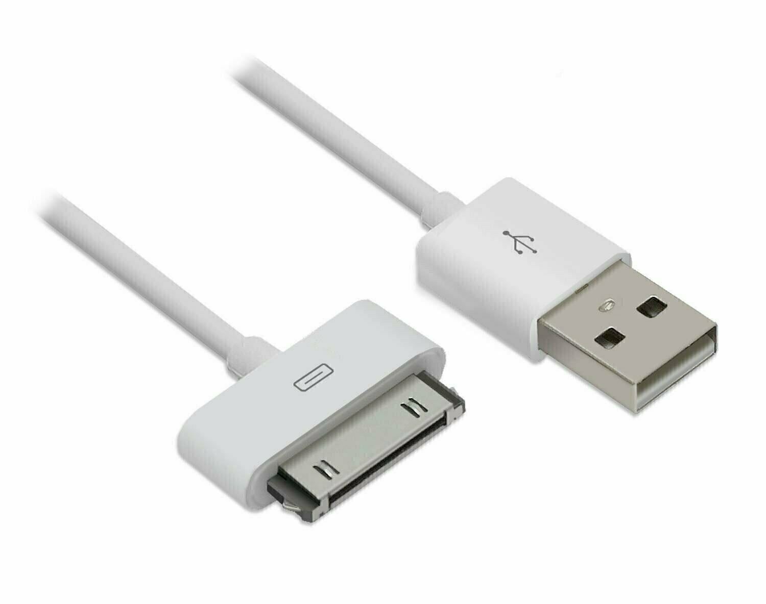5-1000 Lot White USB Data Sync Charger Cable Cord For iPhone 4S 4 iPod Wholesale