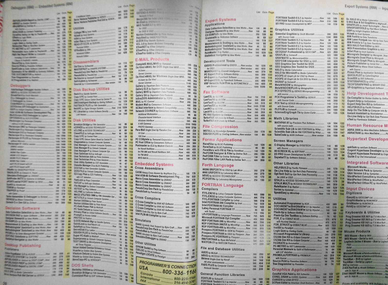 The Connection : Computer Products Buyer’s Guide, Spring 1990