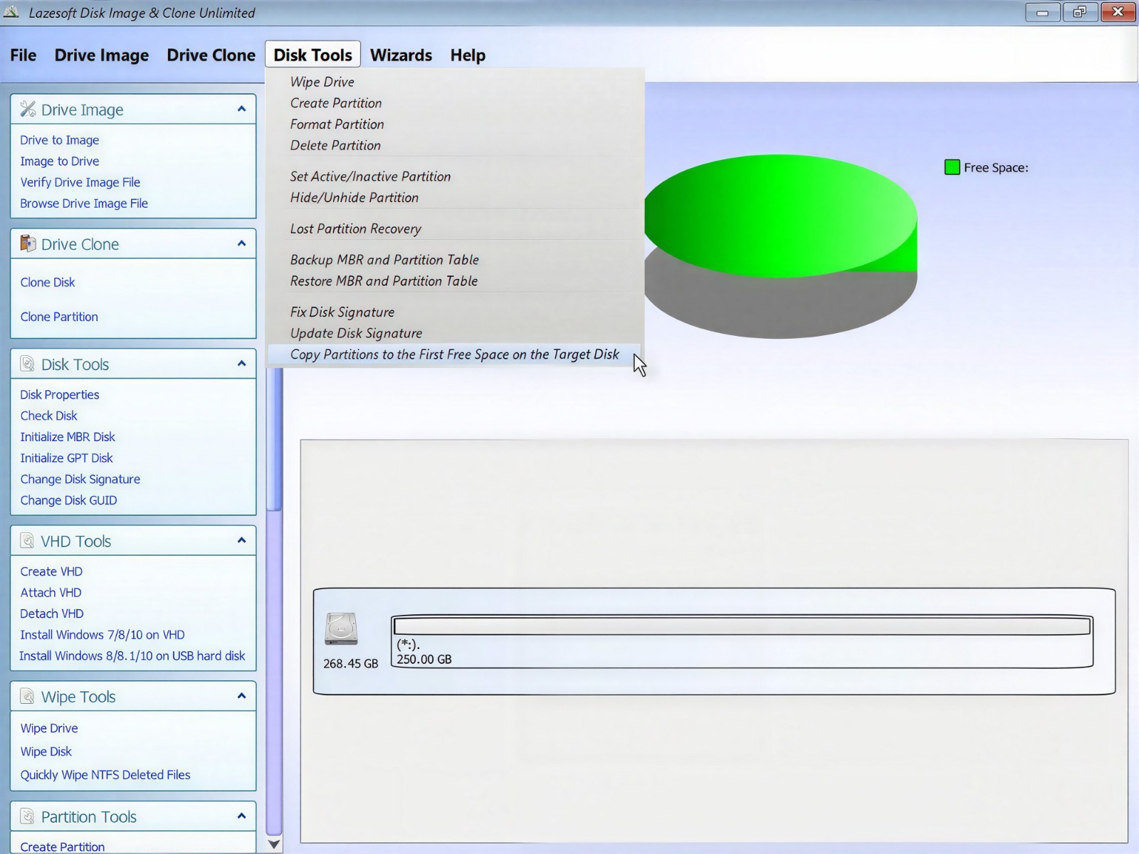 Lazesoft Disk Image & Clone Unlimited Edition Bootable DVD/USB