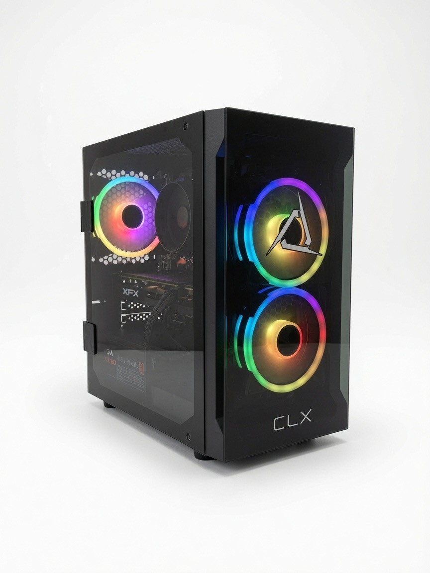 CLX Gaming Desktop | Intel CPU | 8-16GB RAM | Nvidia/AMD GPU | 256GB SSD
