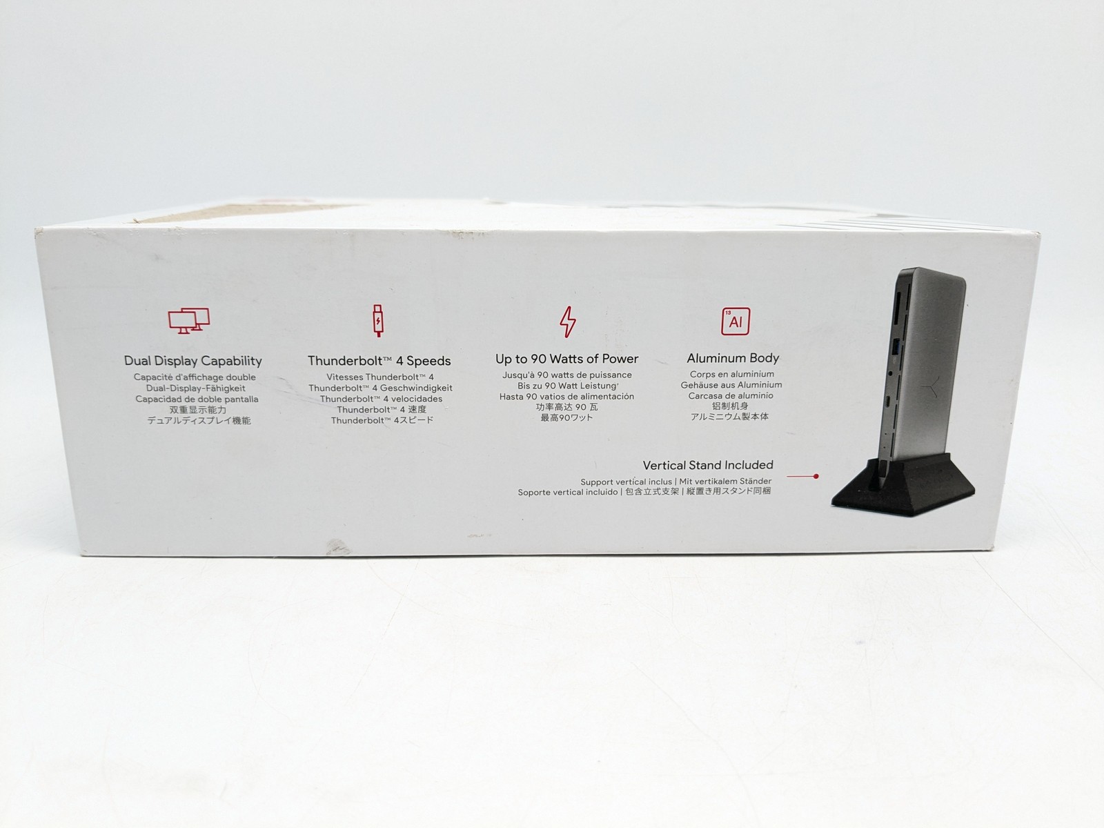 Brydge Stone Pro TB4 Thunderbolt 4 Universal Docking Station (B2208) Gray