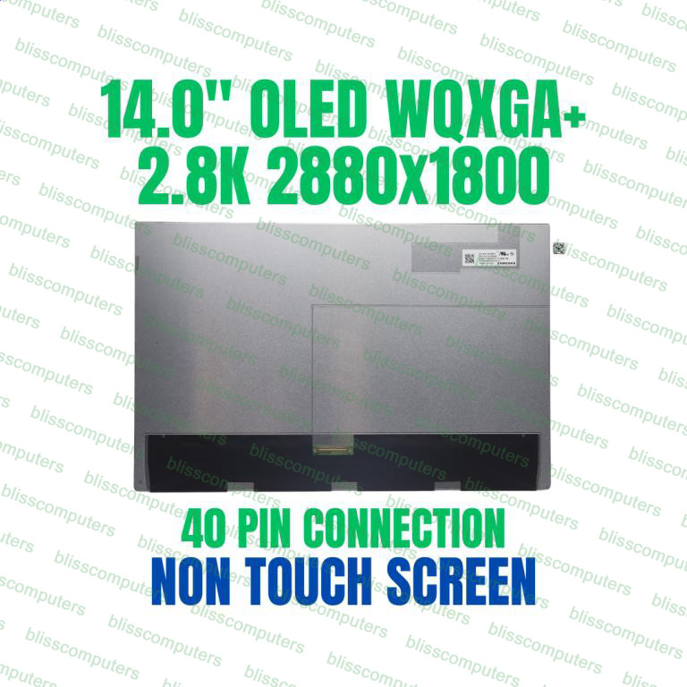 14.0″ OLED Screen Lenovo SD11K78427 FRU 5D10V82485 Display 40 Pin