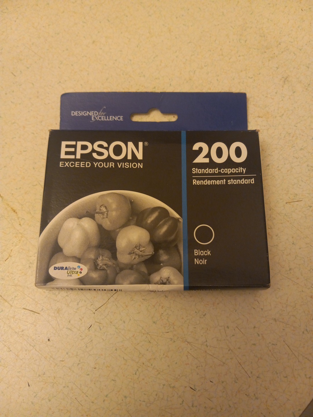 Genuine Epson 200 Black Ink Cartridge Exp 9/2023