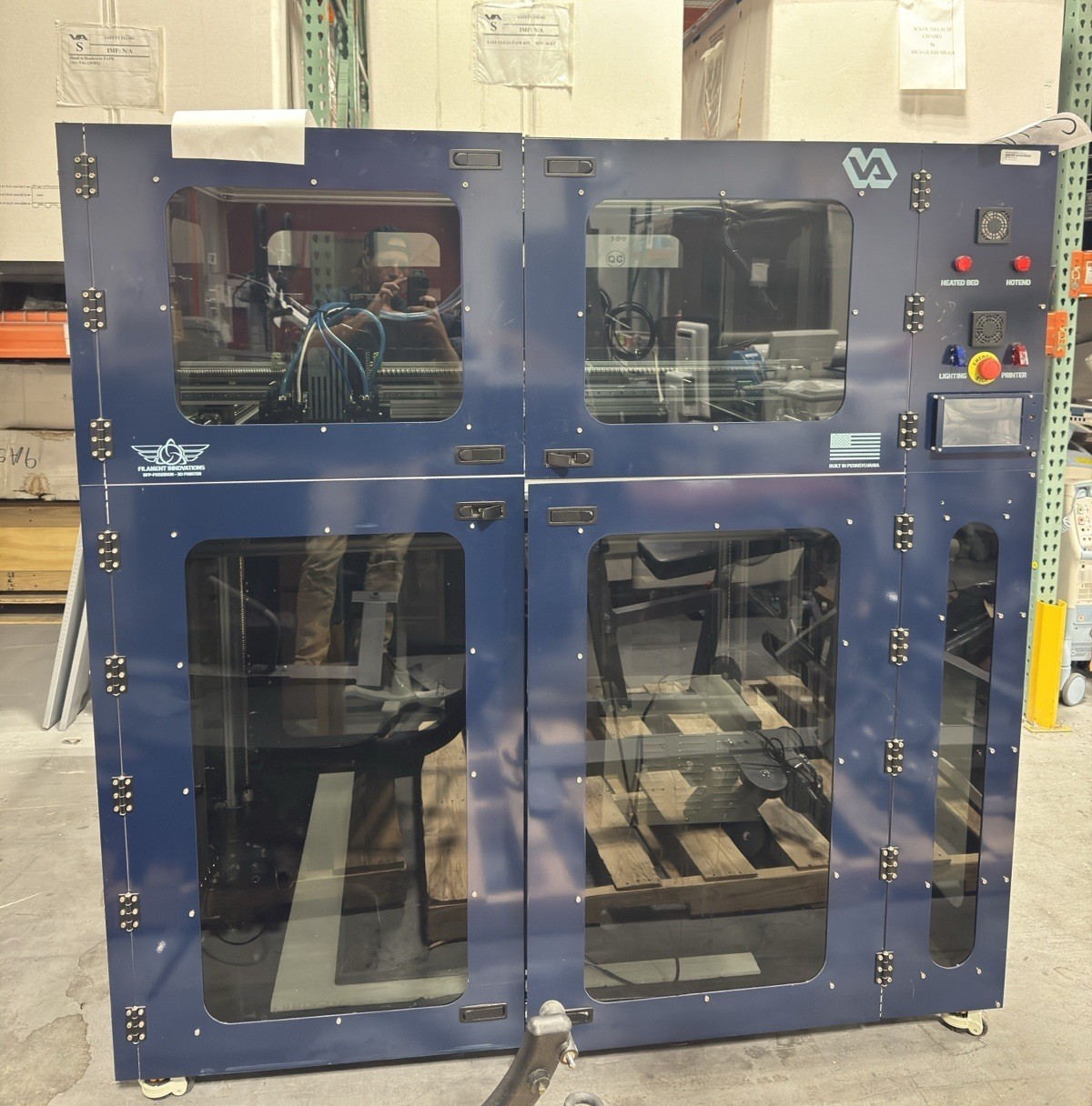 POSEIDON Hybrid (Pellet & Filament) Industrial High Flow 3D Printer, Ortho, CNC