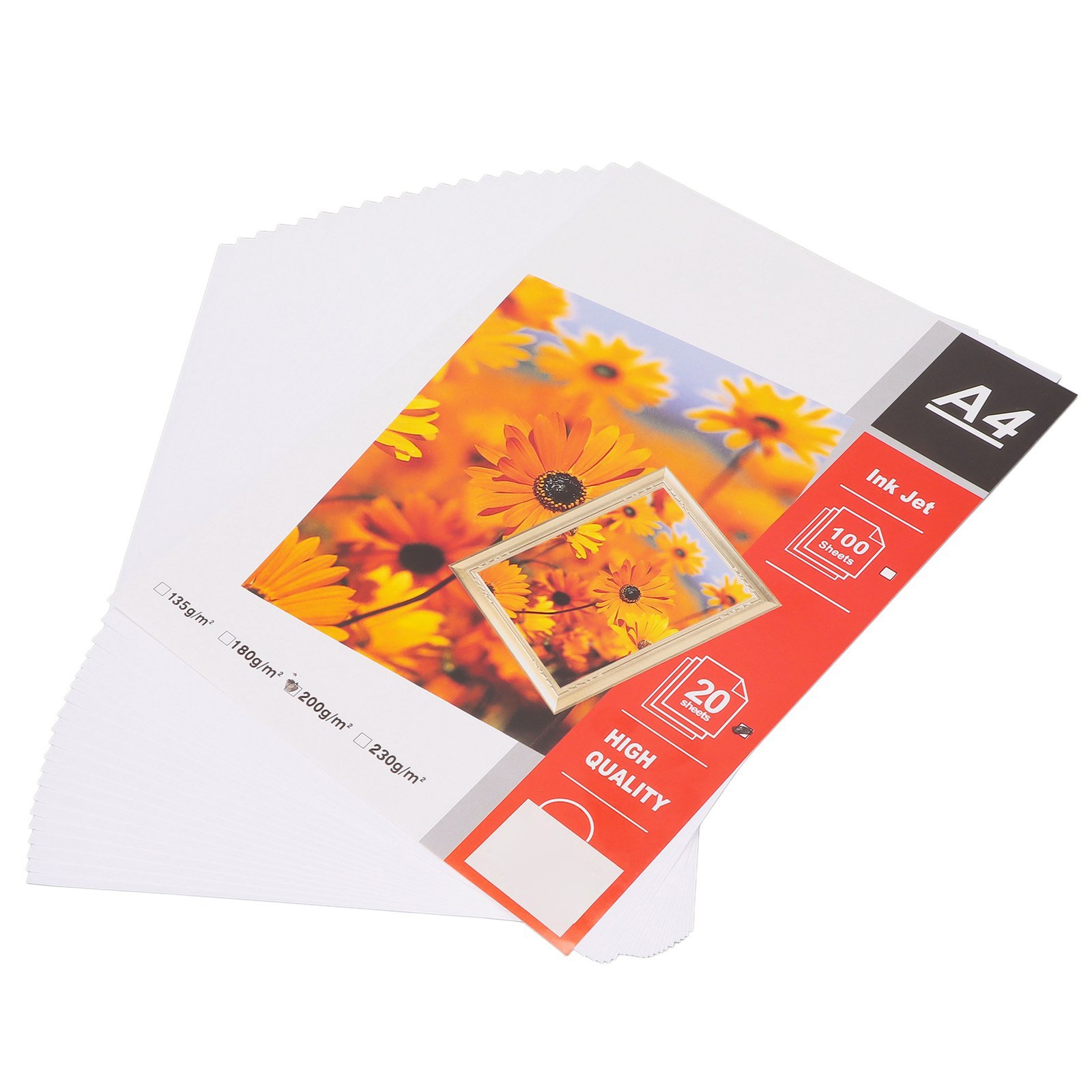 20Pcs Matte Photo Paper Durable Paper 8.3×11.7in Glossy Water Re BRZN