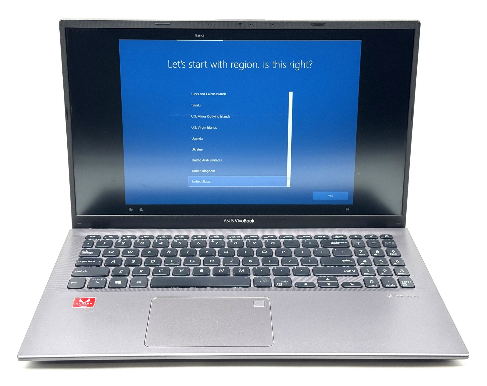 Asus Vivobook X512DA – FHD – Ryzen 7 3700U – 20GB RAM – 512GB SSD – Gray