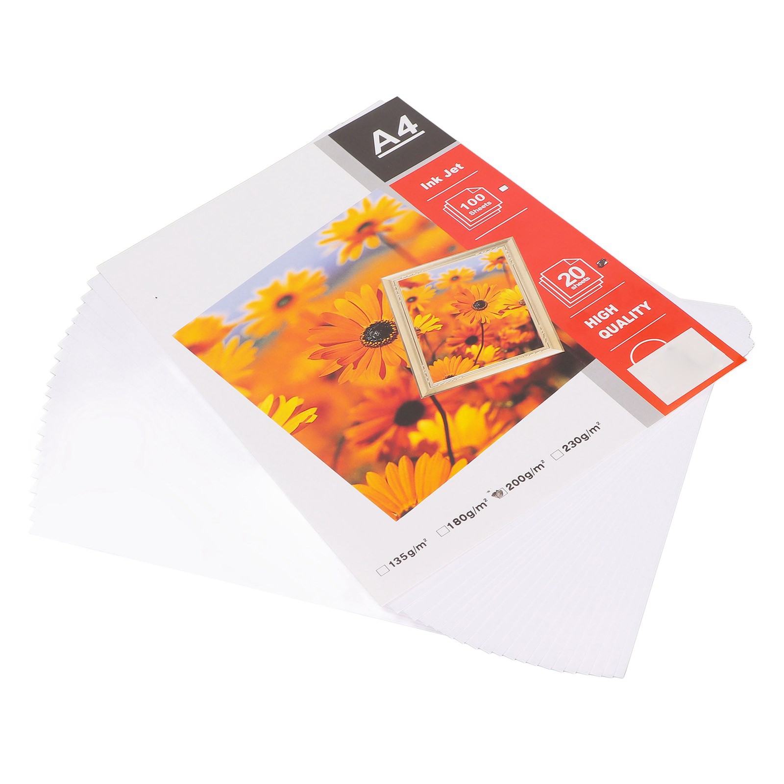 20Pcs Matte Photo Paper Durable Paper 8.3×11.7in Glossy Water Re BRZN