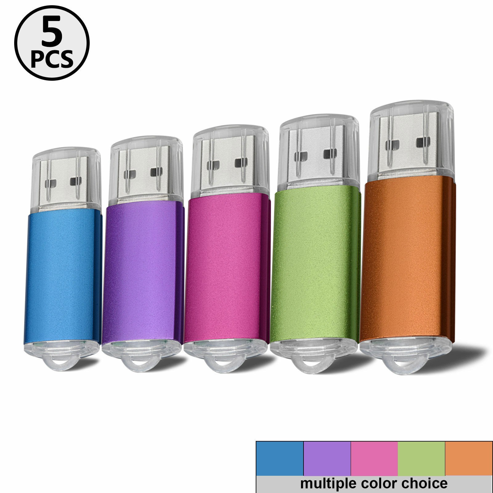 5PCS/LOT USB Flash Drive 1GB-32GB Mini Memory Sticks Storage Blank Media U Disk