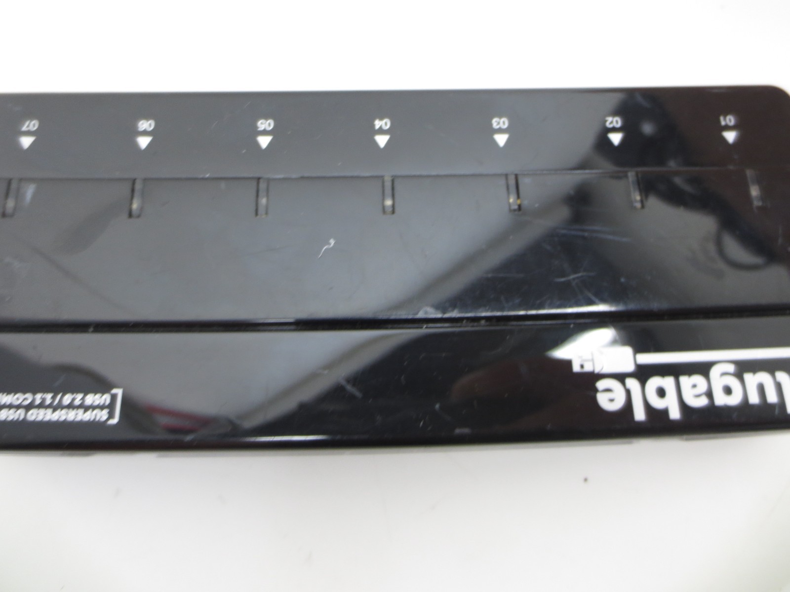 Lot of 2 – Plugable 7 Port USB 3.0 Hub with 25W Power Adapter USB3-HUB7-81X