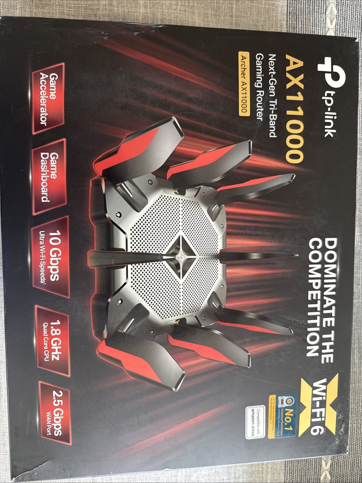 TP-Link Router Archer AX11000 Tri-Band WiFi 6 Gaming Gigabit Wireless High Speed