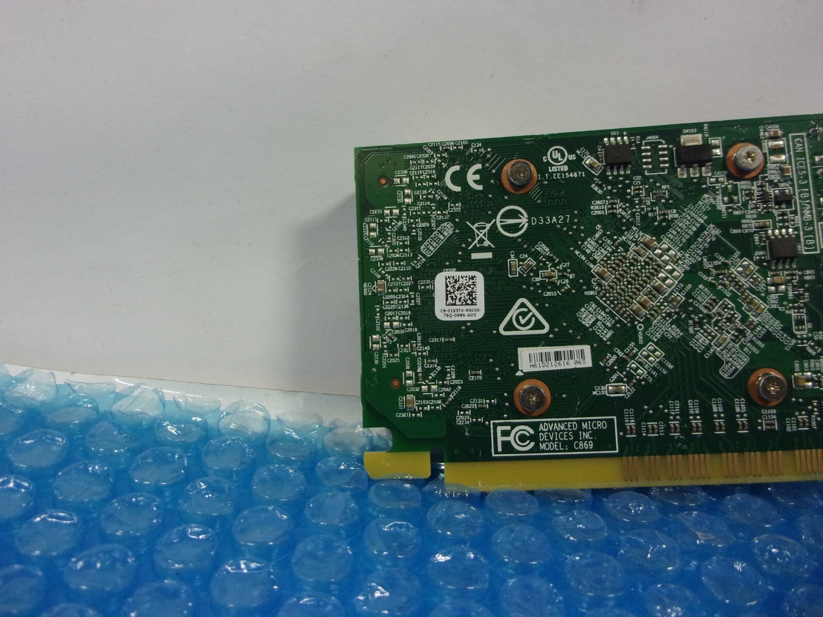 Dell AMD Radeon R5 430 2GB GDDR5 DVI DP Full Height Video Card 1X3TV 01X3TV