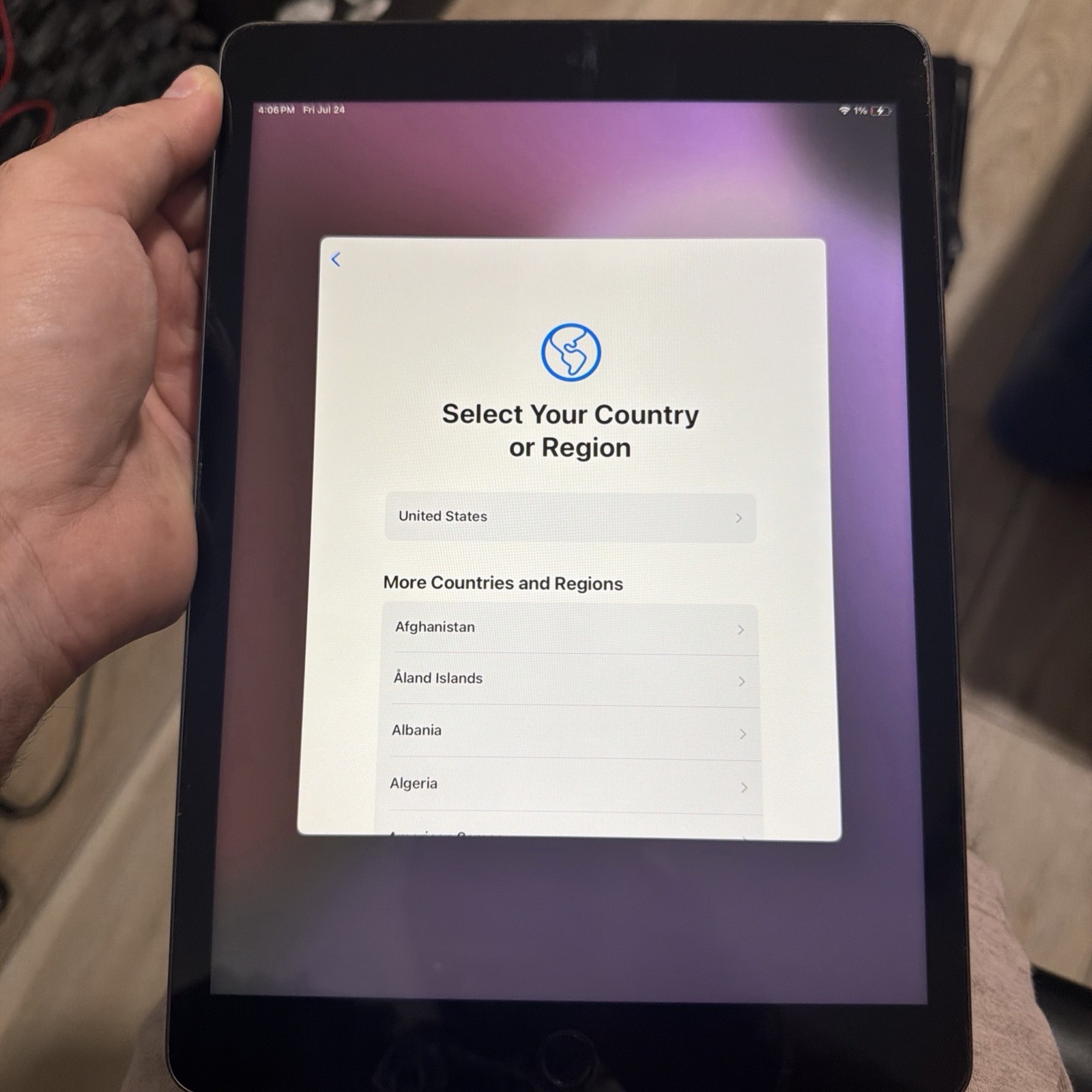 Apple iPad (9th Gen.) A2603 64 GB, Wi-Fi + 4G 10.2″ Space Gray READ DESCRIPTION