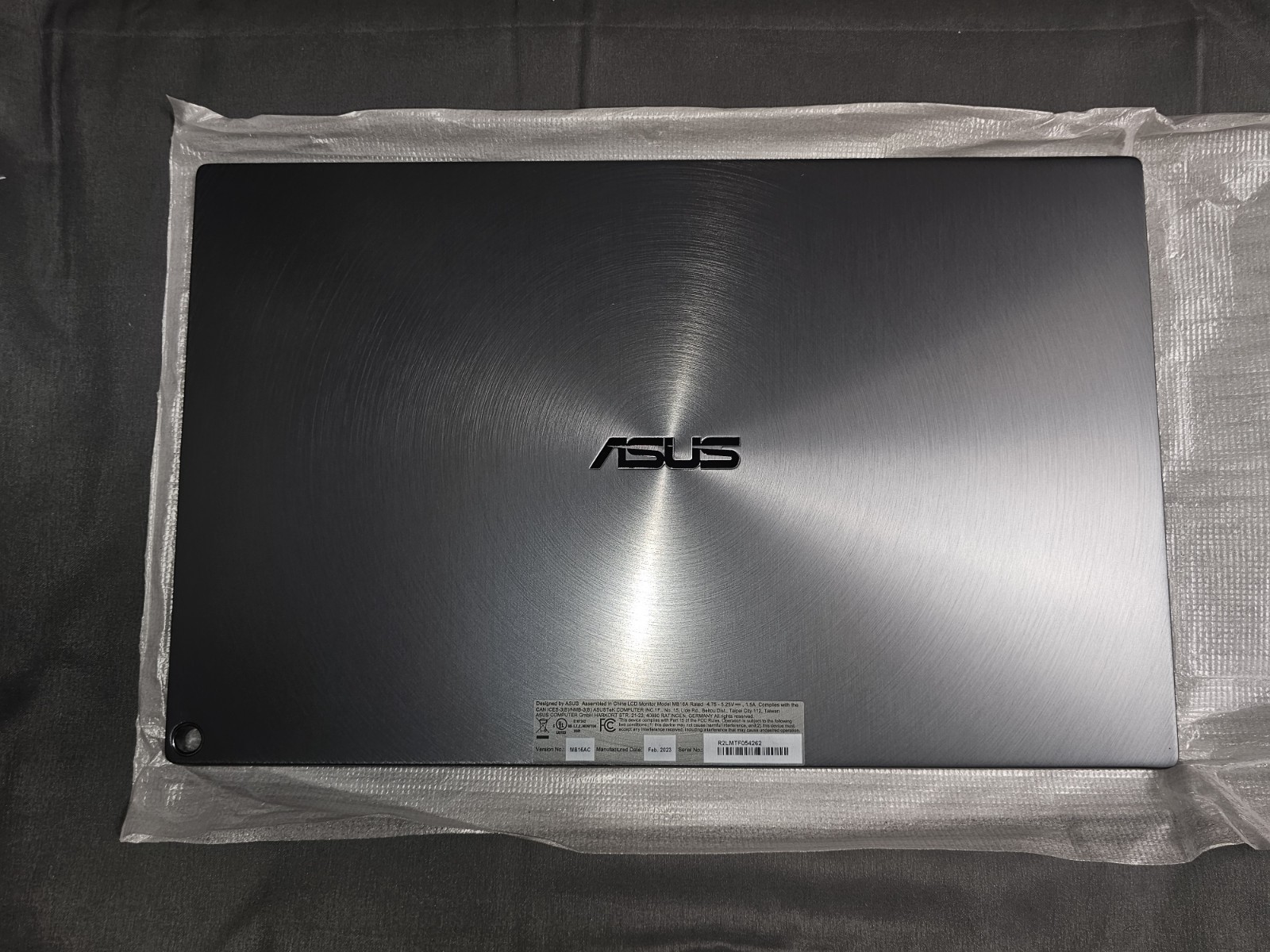 ASUS ZenScreen MB16AC 15.6″ Full HD IPS USB-C Portable Monitor +Smart Cover*NEW*