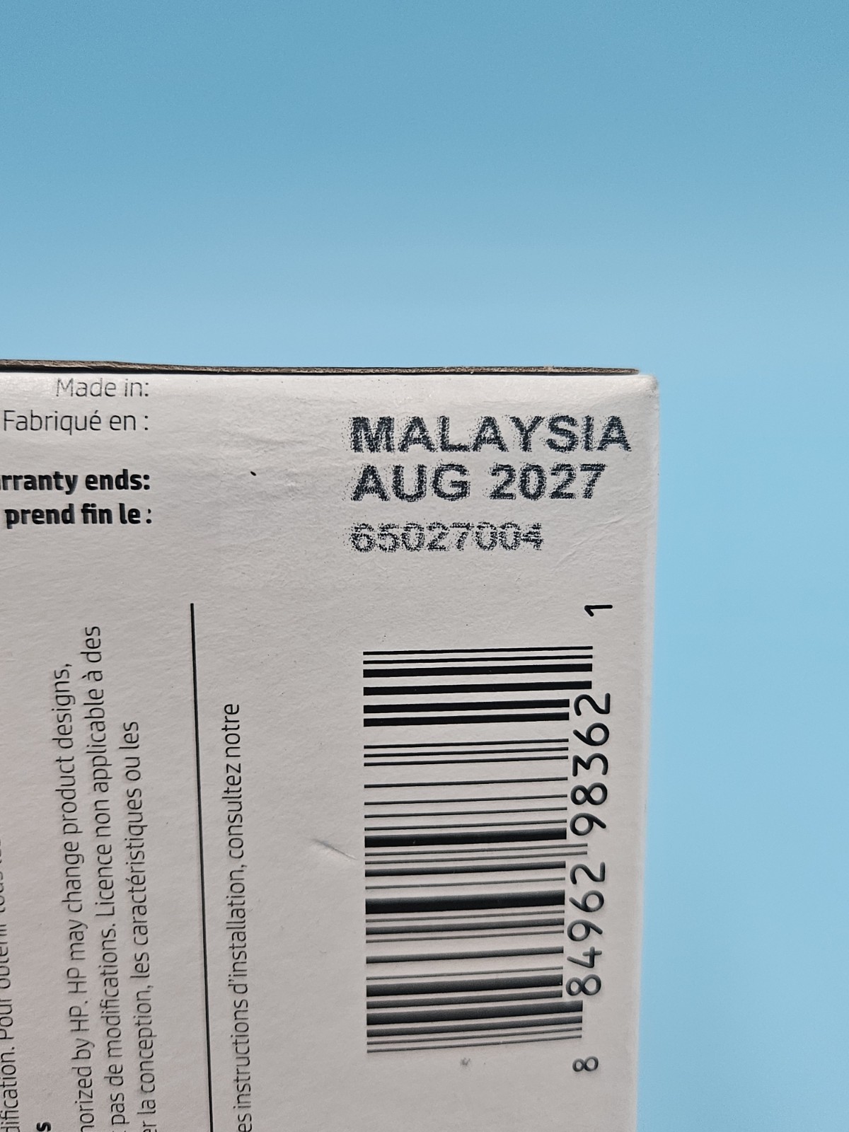 Genuine HP 61XL Black 61XL Ink Cartridge – NEW Sealed OEM 08/2027
