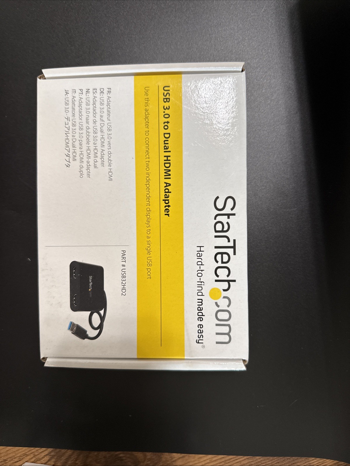 StarTech.com USB 3.0 to Dual HDMI Adapter -new BOX NOT SEALED