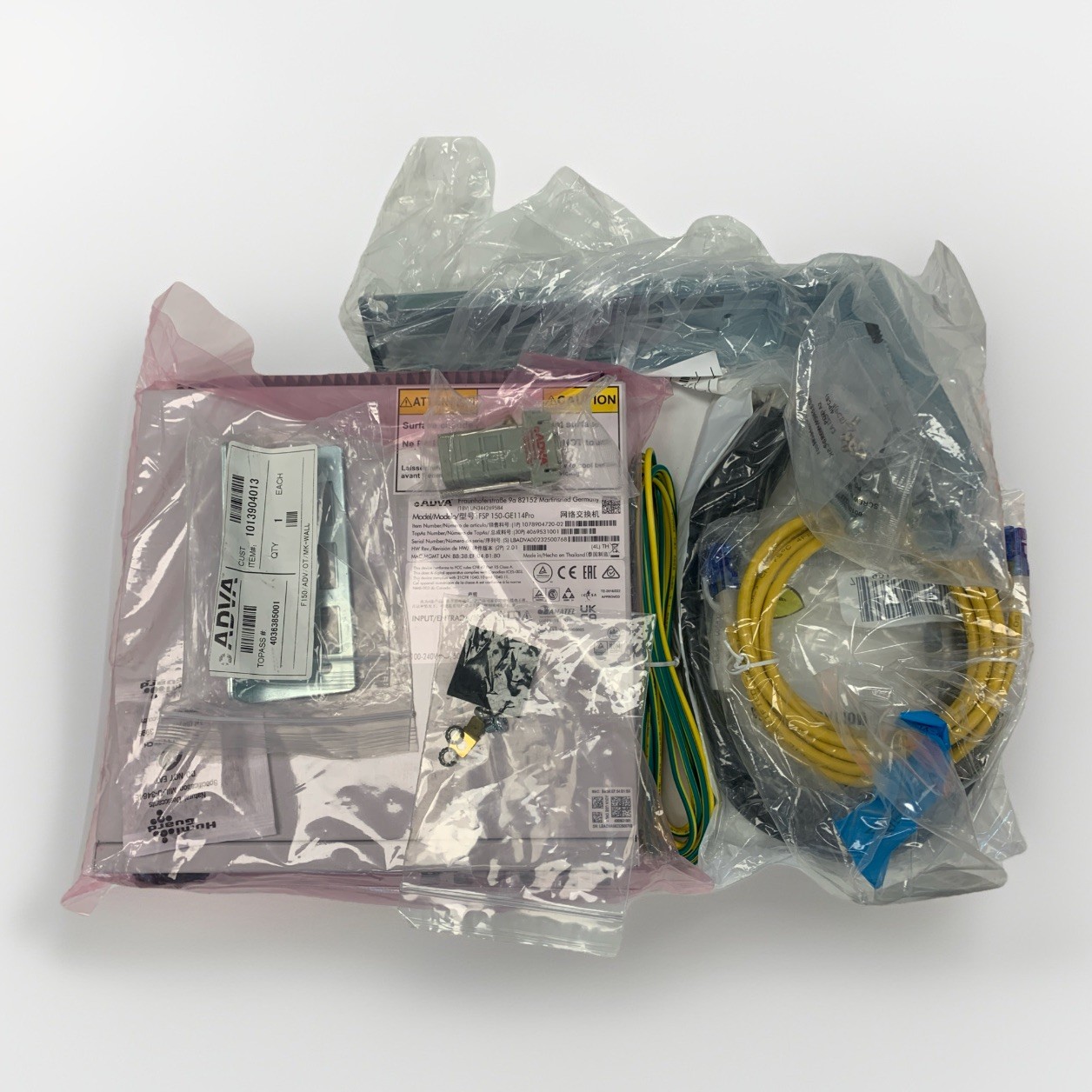 MADVA FSP 150-GE114Pro Demarcation Switch & Brackets 10789014720-02