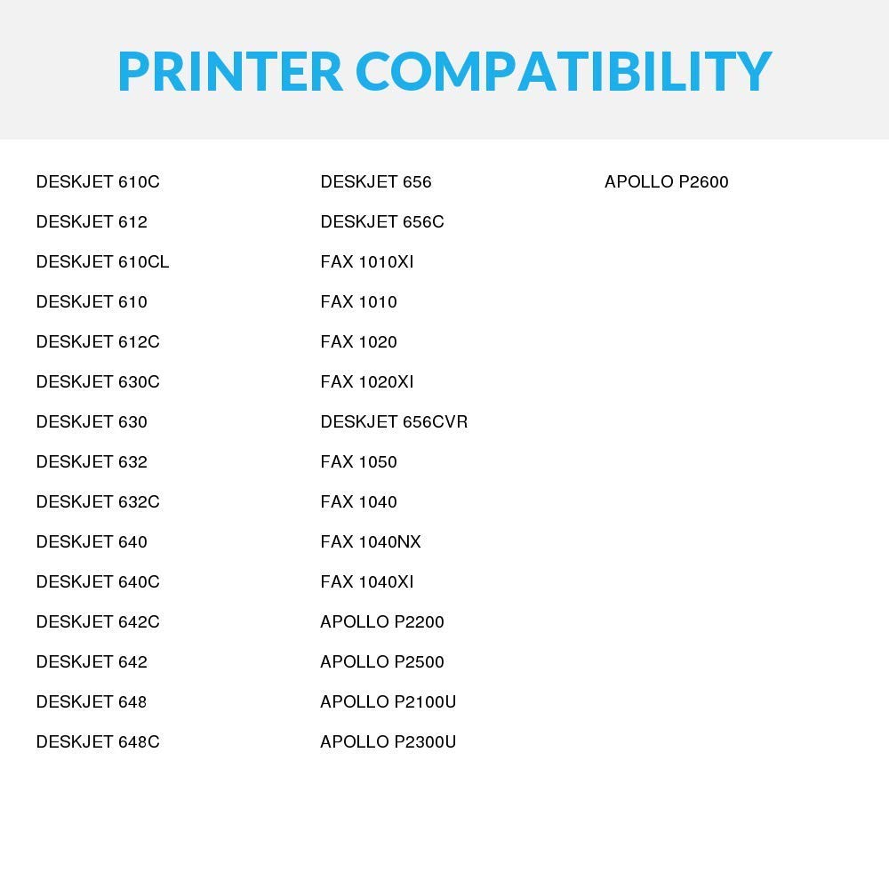 LD Replacement Replacement fits with HP 20 HP20 C6614DN 20 Black Ink Cartridge