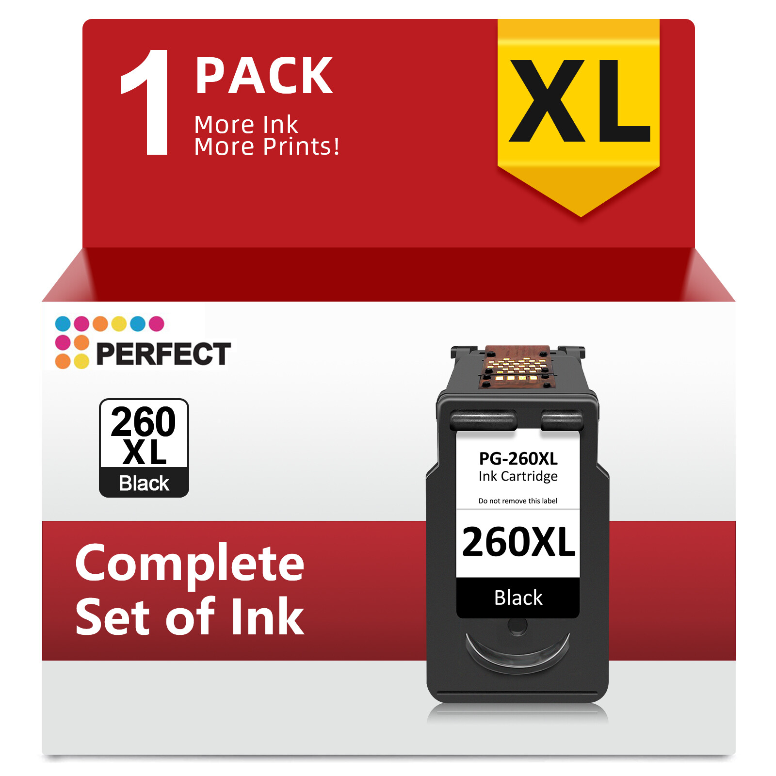 1 PACK PG-260XL Black Ink Printer Cartridge for Canon 260XL PIXMA TS5320 TS6420