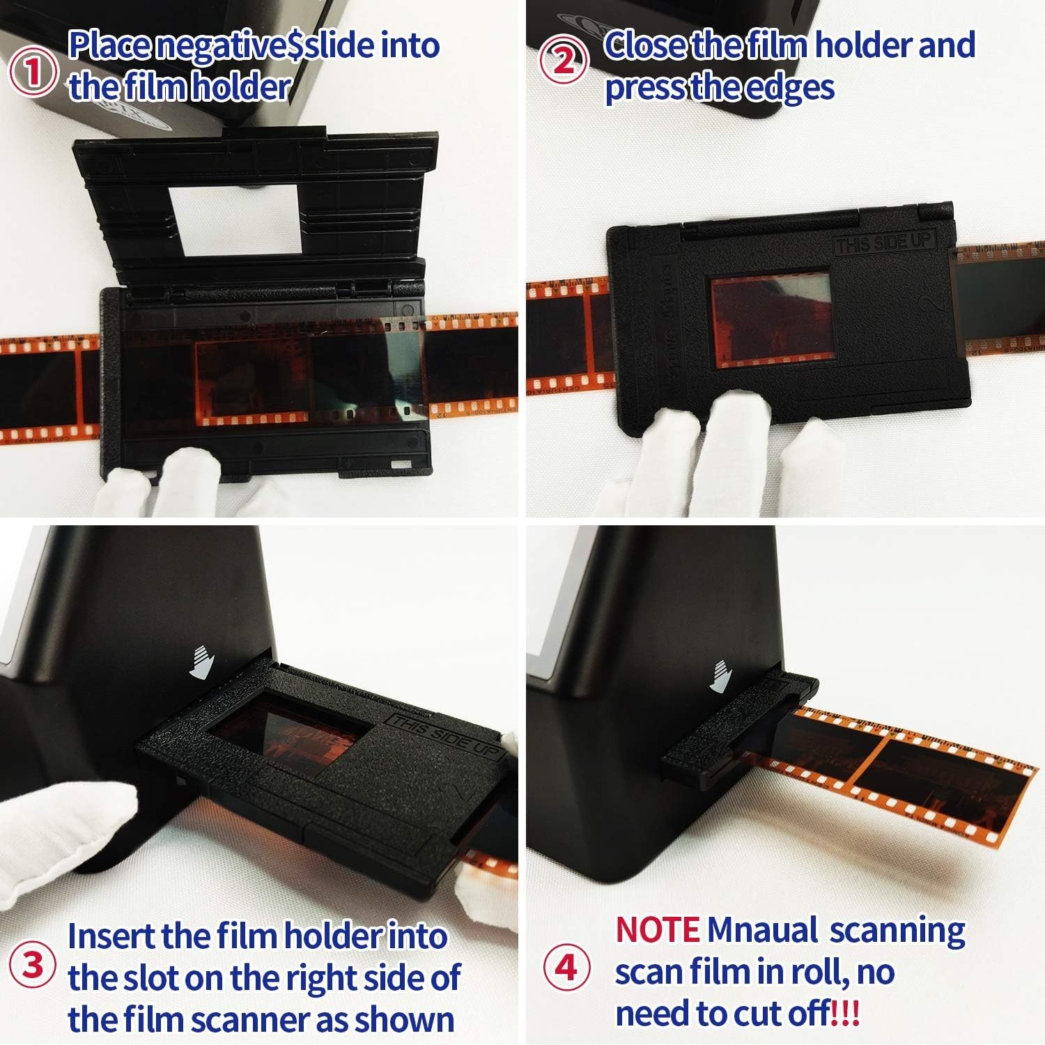 Easy-to-Use 22MP Digital Slide & Photo Scanner
