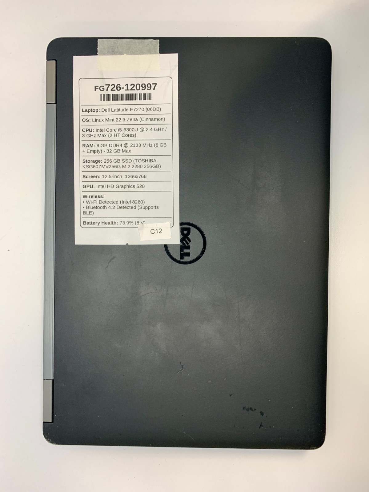 Dell Latitude E7270 | i5-6300U | 8GB RAM | 256GB SSD | LINUX