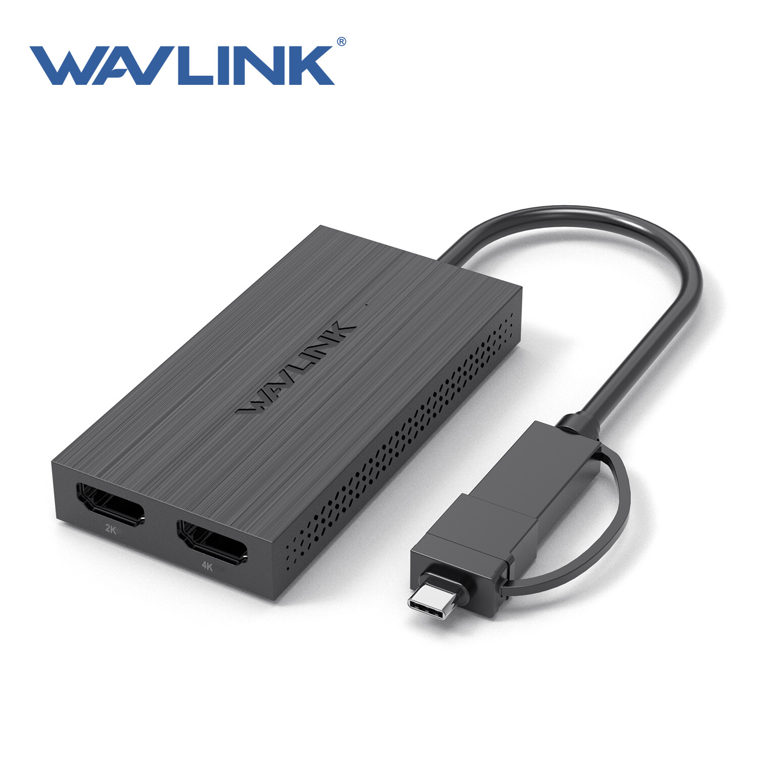 USB C/USB 3.0 to HDMI Video Cable Adapter 2K/4K 2 HDMI For PC Laptop HDTV LCD TV