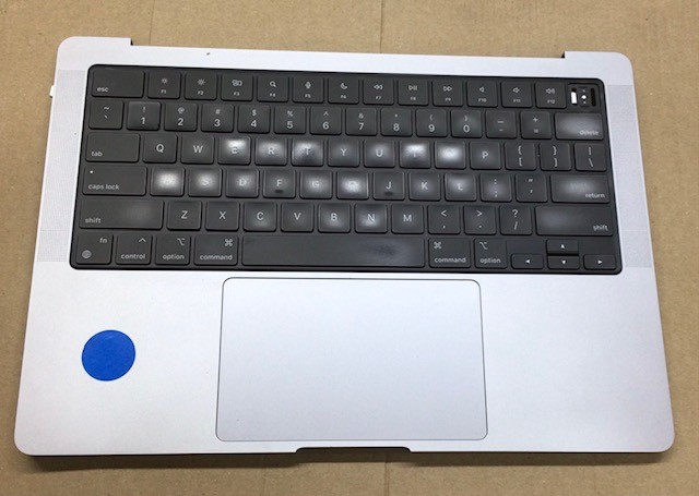 Genuine Apple MacBook Pro 14″ M1 Pro 21 A2442 Keyboard Palmrest Top Case Cover