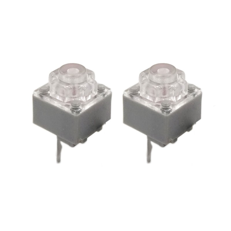 6x6x7.2mm HUANO Quiet Micro Switches 10Million Life Mouse Button 2Pins