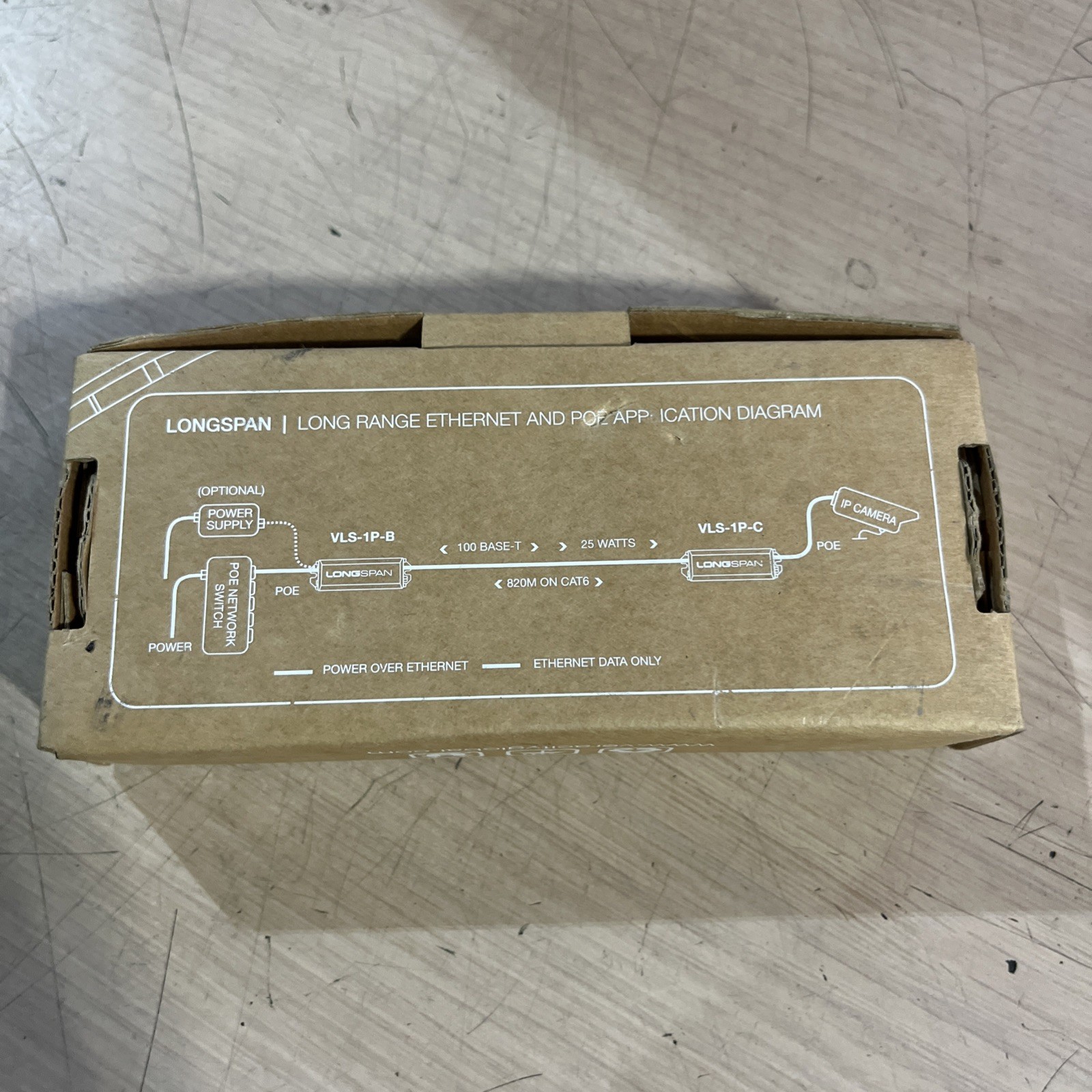 VERACITY LONGSPAN LONG RANGE ETHERNET & POE, VLS-1P-C