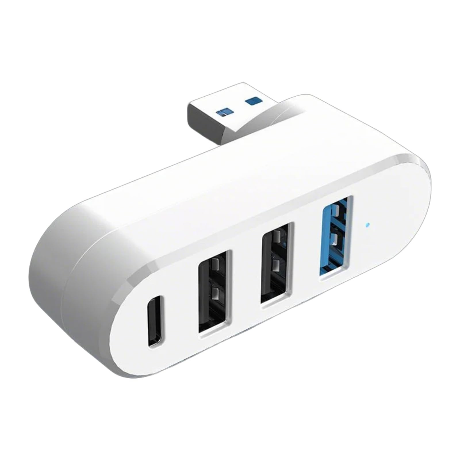 USB Splitter 180° Rotatable USB3.0 Port Expander Mltiport USB to USB Adapter …
