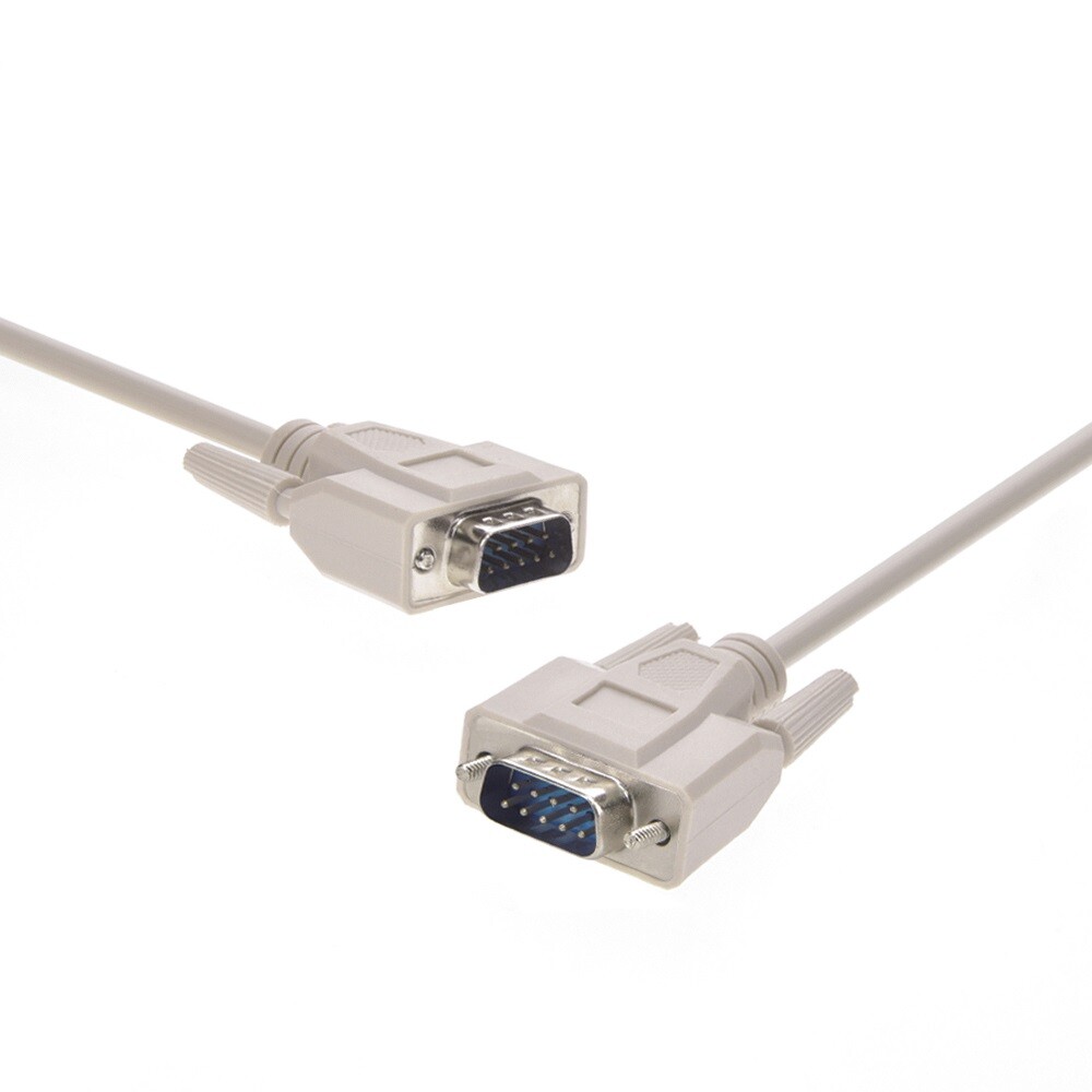 DB9 9-Pin RS232 Male to Male Serial Port Cable Straight Thru Shielded – 3ft/6ft
