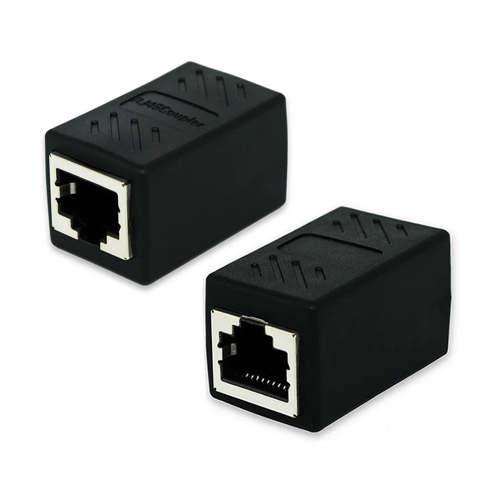 RJ45 Female to Female Ethernet Coupler LAN Connector CAT5 CAT6 Adapter
