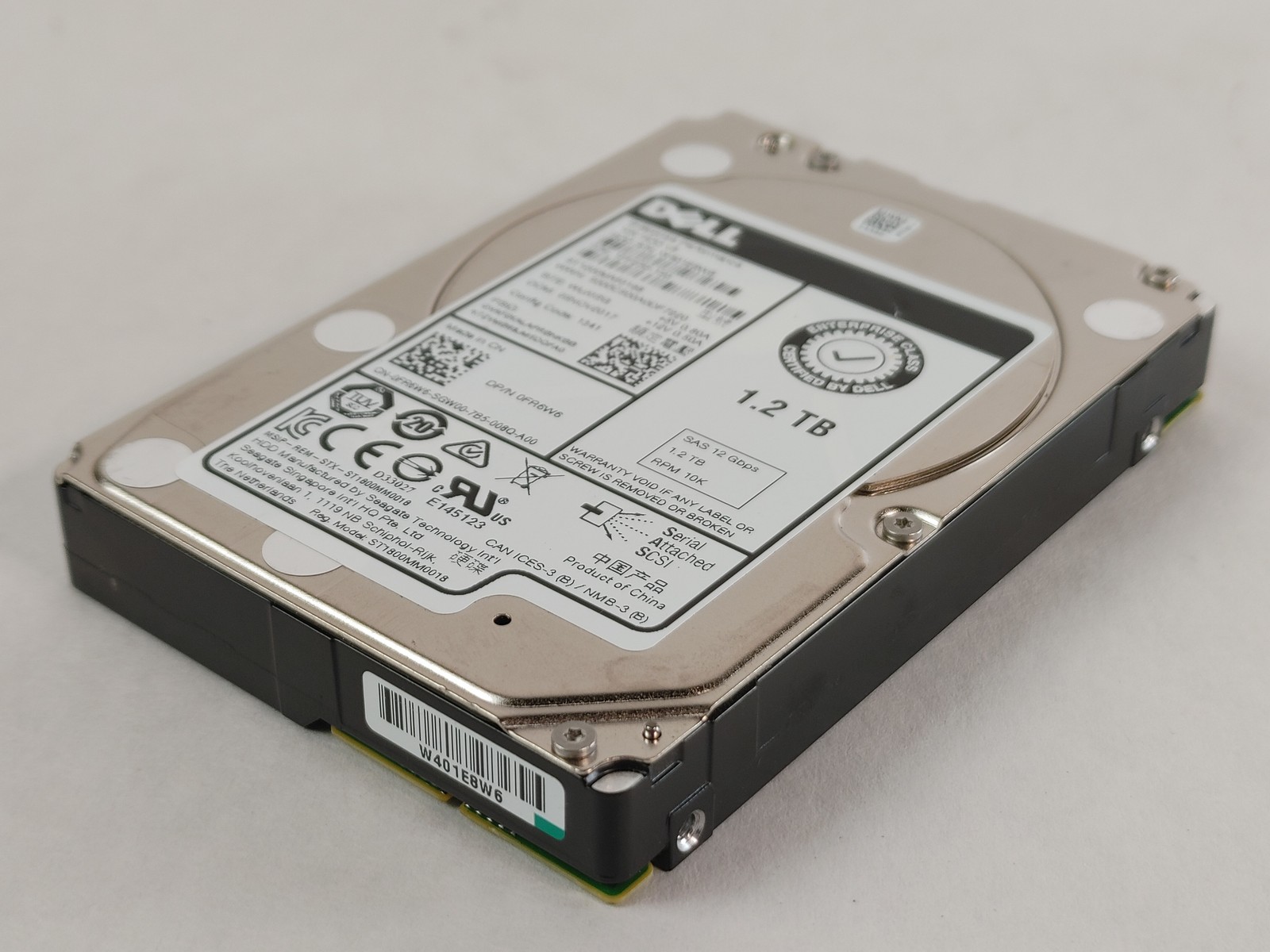 Lot of 2 Seagate Dell ST1200MM0198 1.2 TB SAS 3 2.5 in Enterprise Drive
