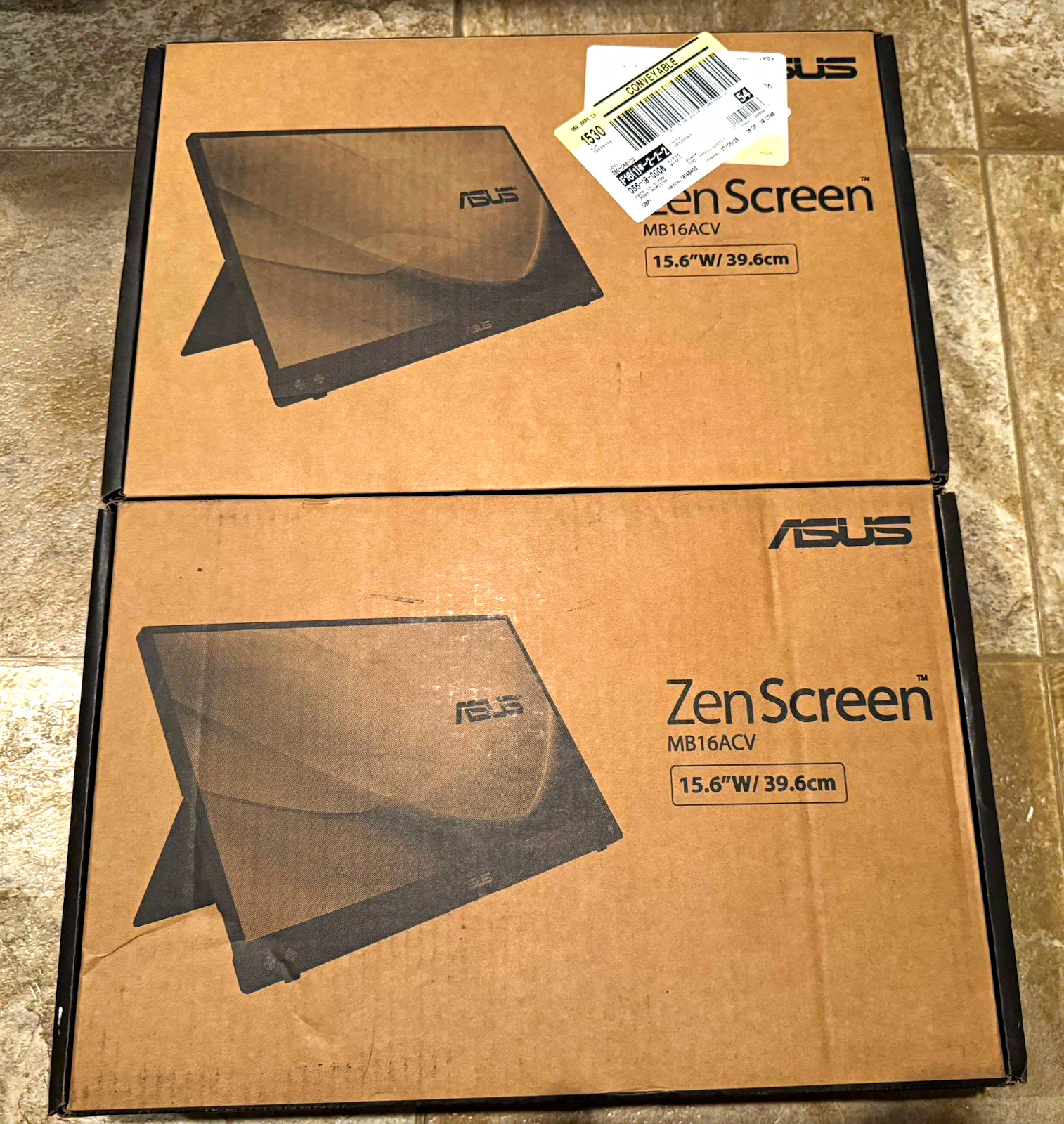 ASUS ZenScreen MB16ACV 15.6in FHD IPS USB-C Portable Ultra Slim Anti-Glare