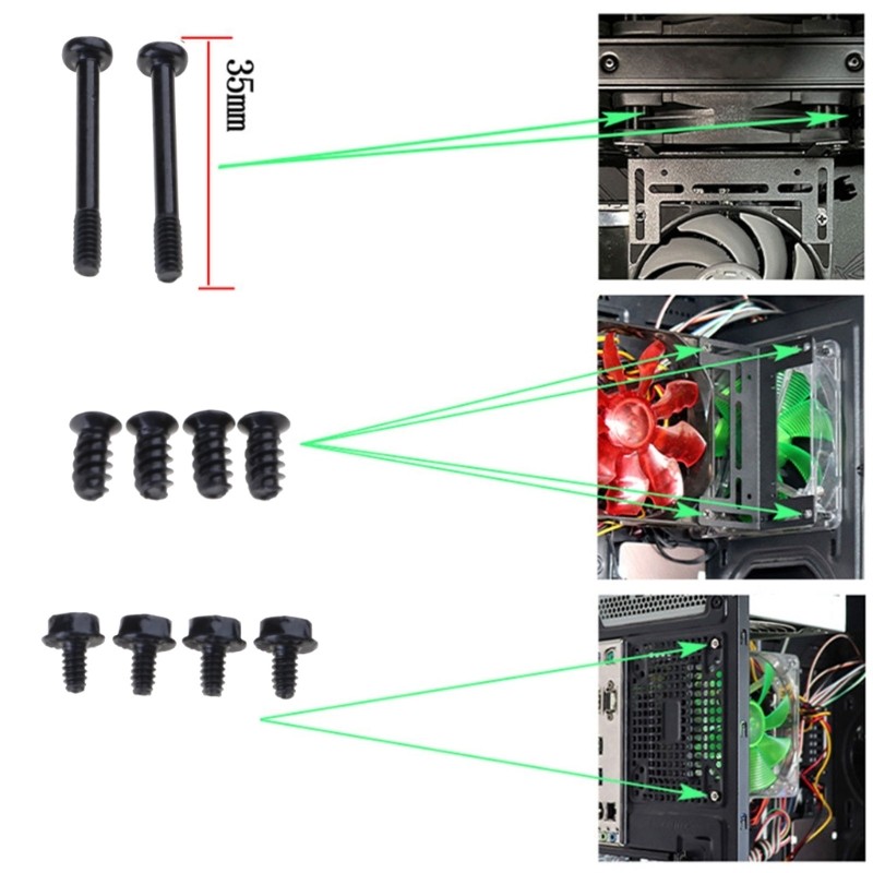 Convenient Bracket 9cm 8cm 12cm Cooling Fan Computer Radiators Stand for Memory