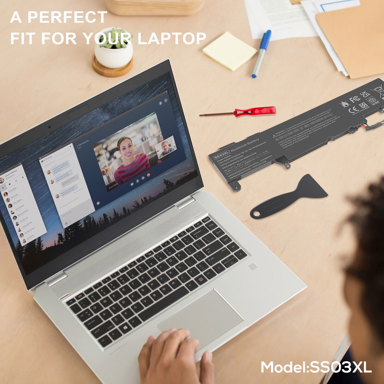 ✅LOT SS03XL Battery For HP EliteBook 840 G5 G6 735 740 745 830 836 846 G5 G6