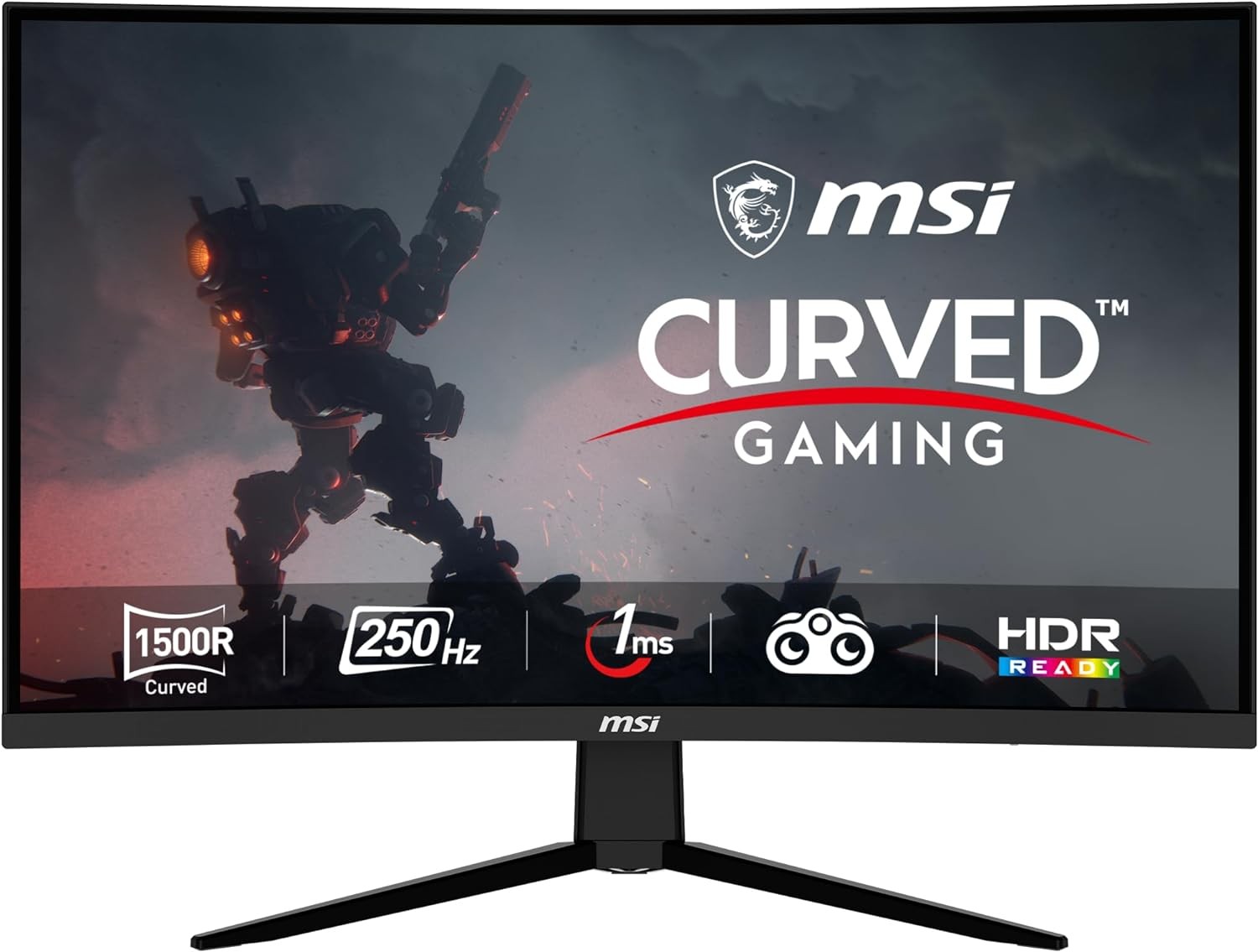 MSI G32C4X 32″ Gaming Monitor, 1920 x 1080 (FHD) Curved Gaming Monitor, 1 ms,