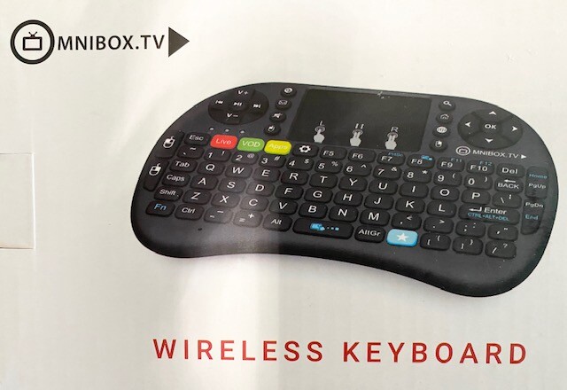 2.4 GHZ Wireless 92 quick keys mini keyboard touch-pad for PC Android brand new